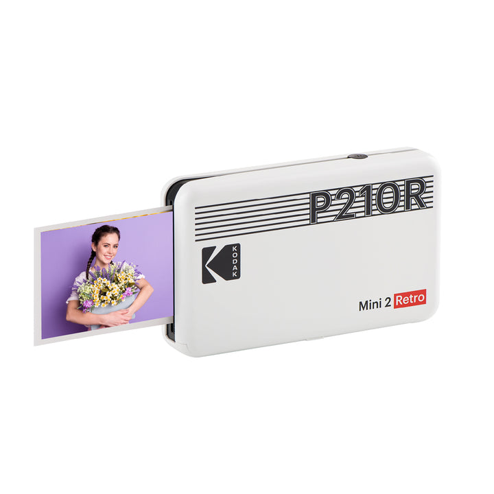 KODAK Mini 2 Retro 4PASS Portable Photo Printer (2.1x3.4 inches) + 8 Sheets