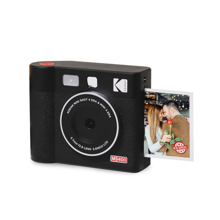 KODAK Mini Shot 4 ERA 2-in-1 Instant Camera and Photo Printer (4x4) (Camera + 8 Sheets)