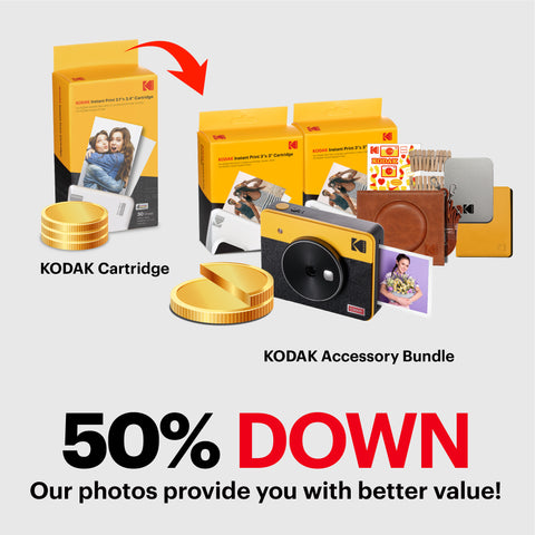 KODAK Mini Shot 3 Retro 4PASS 2-in-1 Instant Camera and Photo 