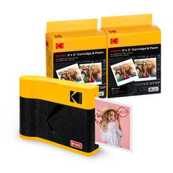 Imprimante photo portable KODAK Mini 3 ERA 4PASS (3x3) (imprimante + 68 feuilles)… 