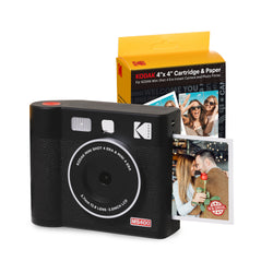 KODAK Mini Shot 4 ERA 4PASS Appareil photo instantané et imprimante photo 2 en 1 (4x4) (appareil photo + 68 feuilles)… 