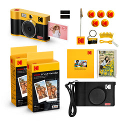 KODAK Mini Shot 2 ERA 4PASS 2-in-1 Instant Camera and Photo Printer (2.1x3.4) (Camera + 68 Sheets + Gift Accessories)